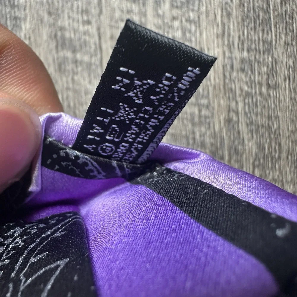 NEW Vitaliano Pancaldi men's purple abstract colorful 100% silk luxury tie NWT